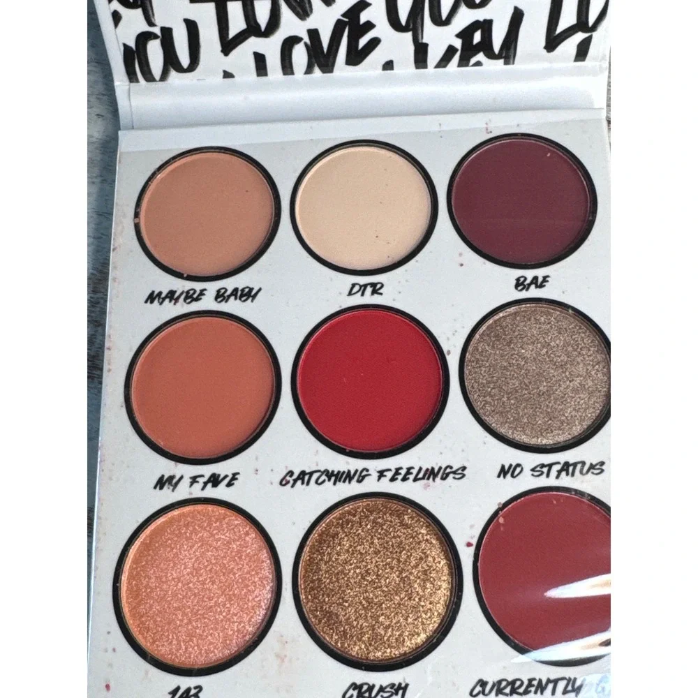 BH Cosmetics 9-Color Shadow Palette | Low-Key Love You | Warm Coral | MSRP $12
